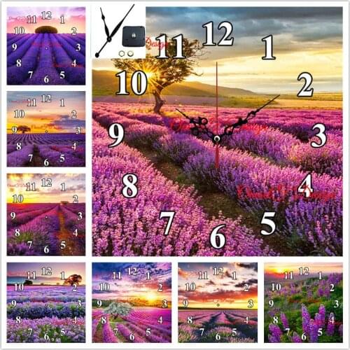 Diamond mosaic tree 5d diamond painting with clock diamond embroidery set clock rhinestone pictures decortion home wall sticker