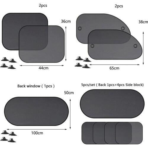 Car interiorVisor Window Screen Sunshade Car Curtain Car Cover SunshadeProduct With 2 Suckers 3D Photocatalyst Mesh Sun