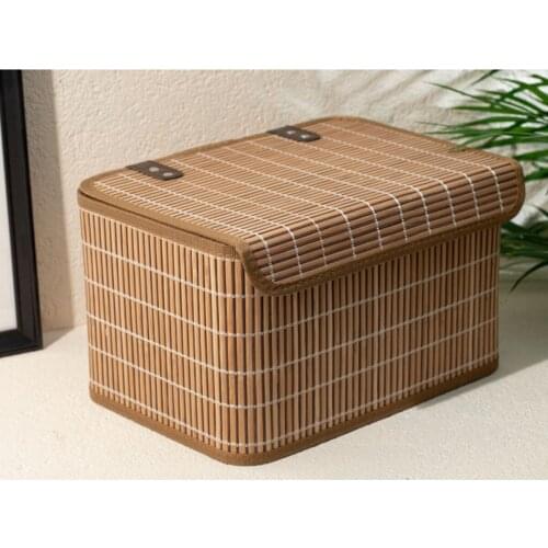 Bamboo Storage Box Wicker Storage Box Bamboo Box Goods Storage Storage Boxes
