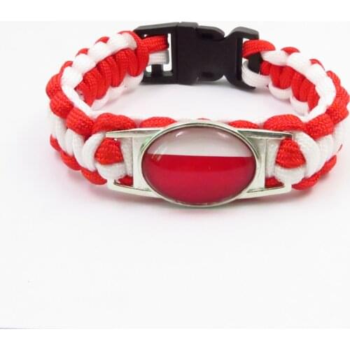 Infinity love poland Bracelet fashion poland flag bracelets polska flag bangles polska man jewelry