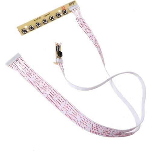 For Universal controller board 7 Keys Button TV Switch Keypad Board V29 V59 with interface functional TV Switch Keypad Board