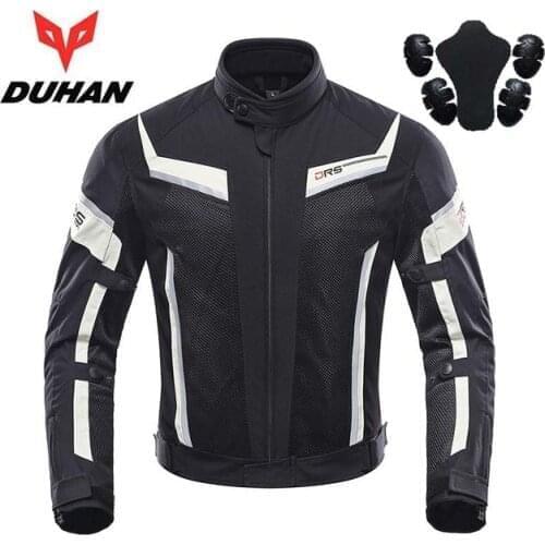 DUHAN 186 Women Summer Mesh Breathable Motorcycle riding jacket 600D Oxford Cloth Motorbike jackets with CE Protective gear