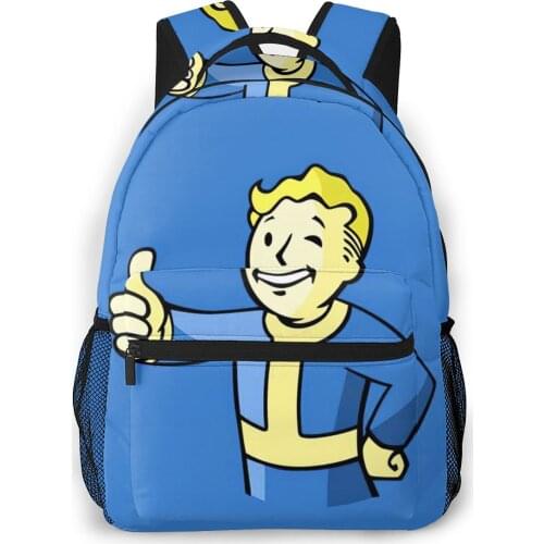 Fallout Backpack for Girls Boys Travel RucksackBackpacks for Teenage school bag