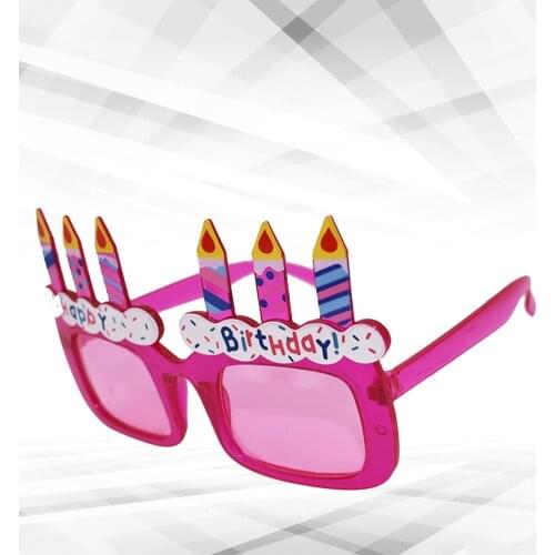 Fuchsia birthday glasses funny birthday party party decoration glasses For Birthday Gift Party Supplies