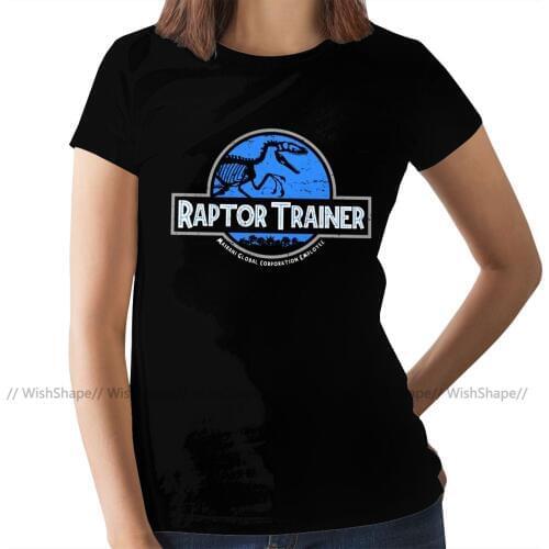 Jurassic Park T-Shirt Jurassic World Raptor Trainer T Shirt 100 Cotton Trendy Women tshirt Ladies Tee Shirt