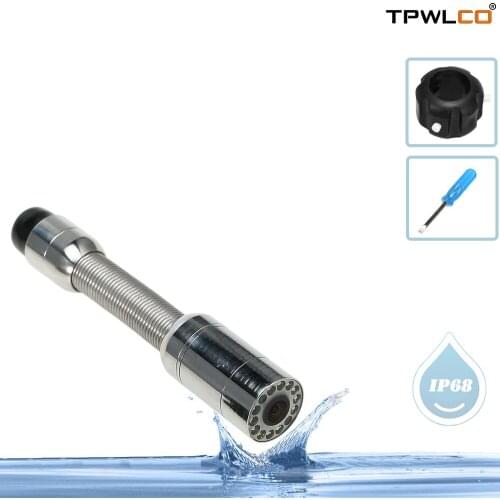 23mm Camera Head With 12 LED Lights For Replacement Of Sewer And Drainage Pipe Wall Inspection Camera Kit Accessories