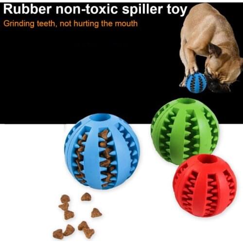 Dog Toys Ball Teething Durable Dog IQ Chew Toys For Puppy Small Large Dog Teeth Cleaning/Chewing/Playing/Treat Dispenser