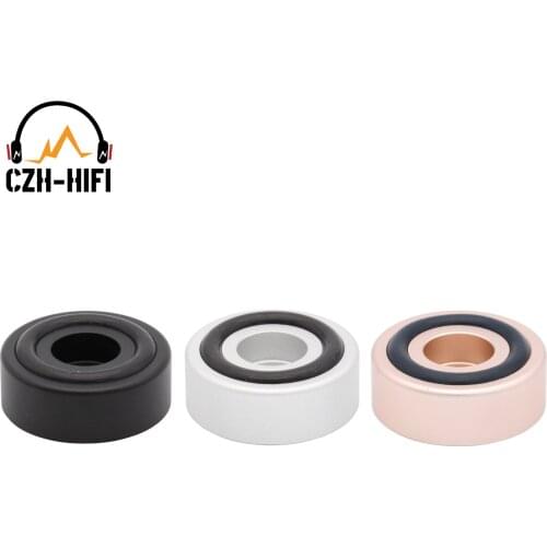 30x12mm Audio Isolation Feet CNC Machined Full Solid Aluminum Stand Base Mat Pad for Amplifier Speaker DAC Turntable CD Radio