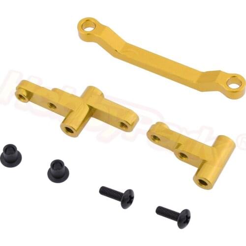 1 Set Aluminum Servo Saver Complete For RC 1:10 Electric Himoto E10XT E10XTL Katana Truggy E10 Replacement Upgrade Parts 31015