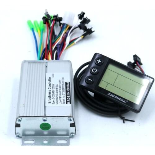 GREENTIME 36V 48V 60V 350W 18A motor controller E-bike brushless speed controller and S866 LCD Display