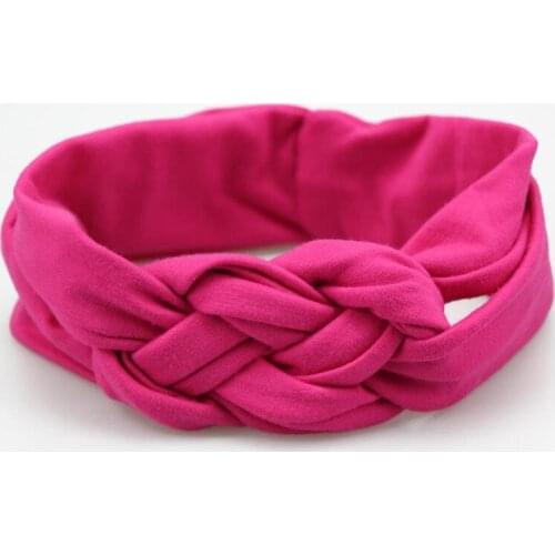 Cute Cross Knot Baby Headband Newborn Baby Hair Band Solid Color Elastic Girl Baby Child Hair Headband Headband Accessories