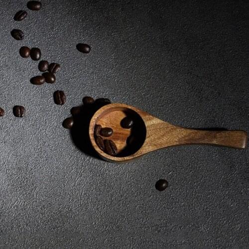 NHBR Acacia Measuring Spoon Wooden Coffee Milk Powder Spoon Seasoning Measuring Spoon Teaspoon Kitchenware Baking Tools