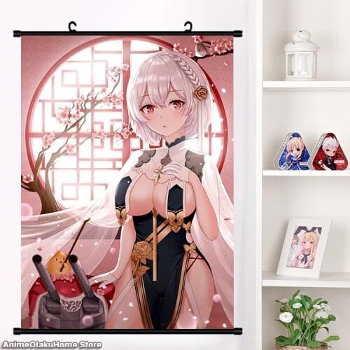 New Anime Games Azur Lane Sirius HD Wall Scroll Roll Painting Poster Home Decor Collectible Decorative Pictures Art Image Gifts
