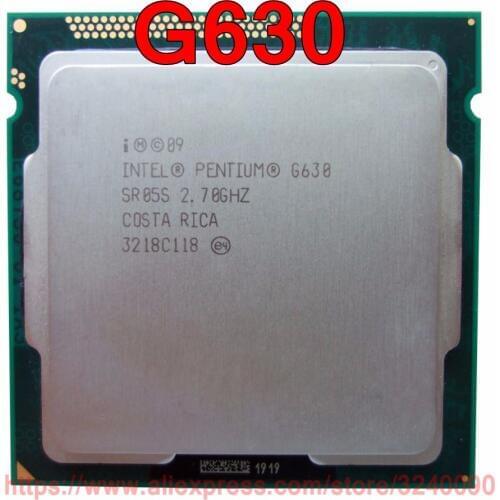 Original Intel CPU PENTIUM G630 SR05S Processor 2.70GHz 3M Dual-Core Socket 1155 free shipping speedy ship out