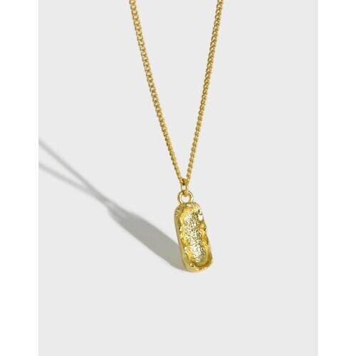 YPAY 100% Genuine 925 Sterling Silver Clavicle Necklaces for Women Korea INS Pendant Necklace Jewelry YMN216