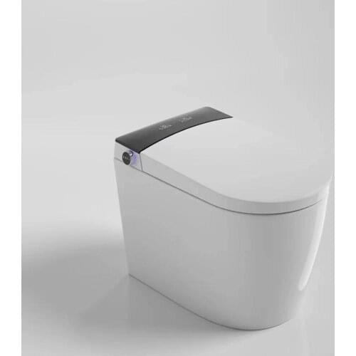 Luxury P-trap Wall Hung Intelligent WC Elongated Remote Controlled Smart Bidet Toilet T3