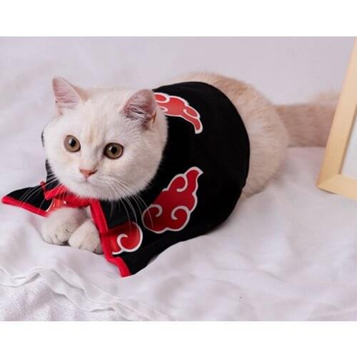 Christmas Pet Dressing Up Funny Cat Cloak Pet Dog Cape Leisure Tops Teddy Bear Small Dog Anime Cosplay Costume