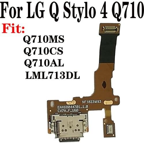 For LG Q Stylo 4 Q710 Q710MS Q710CS Q710AL LML713DL USB Charging Port Flex Cable