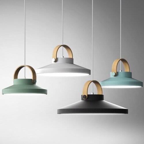 Modern Dining Room Pendant Light Kitchen Hanging Lamp Restaurant LED Lighting Fixtures Nordic Macaron Home Decor Loft Suspension