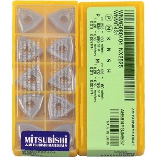 WNMG080404 NX2525 100% Original carbide insert with the best quality 10pcs/lot free shipping