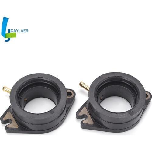 2PCS Motorcycle Carburetor Interface Pipe Adapter For Yamaha XV750 Virago750 1988-1998 Moto Intake Manifold Adapter