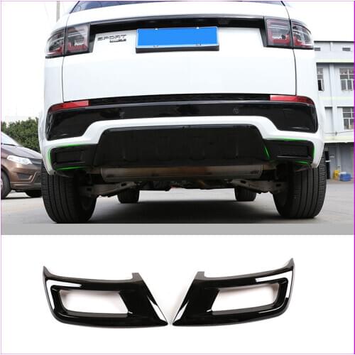 Car Exhaust Tail Pipe Decorative Frame Tail Pipe Modification Cover is Professionally Designed For Land Rover Discovery Sport