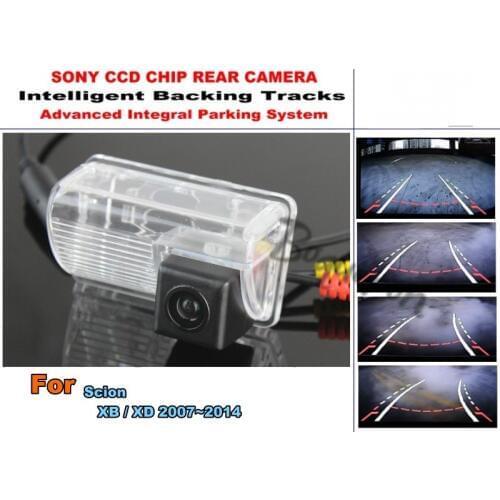 Car Electronic Accessory Rear View Camera For Scion XB / XD 2007~2014 License Plate Lamp Plug & Play Integrative Dynamic Path