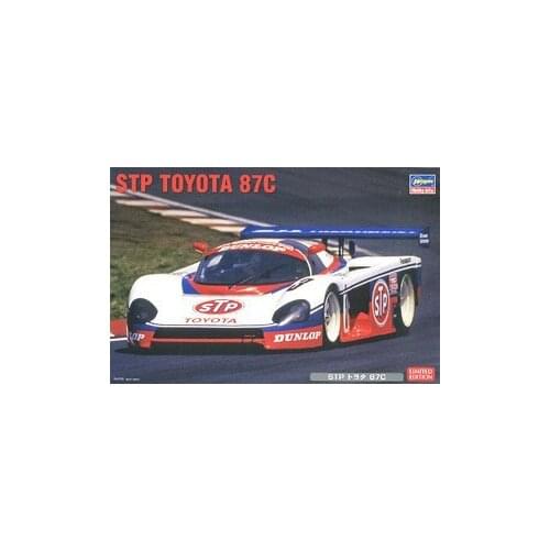 Hasegawa Plastic Assembly Car Model 1/24 Scale STP Toyota 87C Racing Adult Collection DIY Assembly Kit 20351