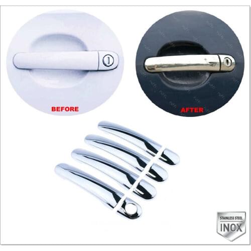 For Vw Passat B5 Chrome Door Handle 4 Door 8 Prç P. Steel 1996-2005 Inter