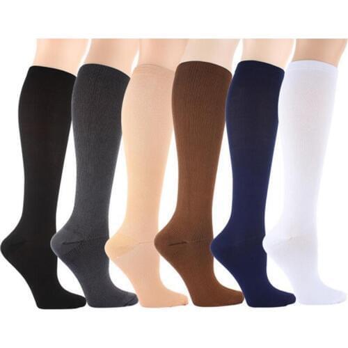Compression Socks for Men Women for Nurses Medical Graduated Nursing Travel Pressure Circulation Anti-Fatigu Knee High Sock