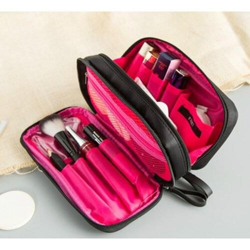 Cosmetic Case Makeup Brush Organizer Makeup Artist Case Holder Multifunctional Cosmetic Bag Makeup Handbag for Travel Home Gift
