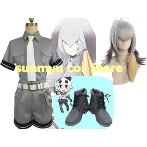 Free Shipping!Kemono Friend Hashibiroko Shoebill Balaeniceps rex Cosplay Costume,Custom Size Halloween Wholesale
