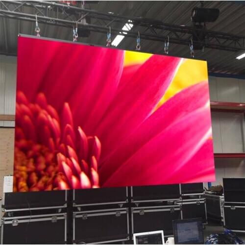 P4.81mm 104*104pixels die cast aluminum cabinet rgb SMD1921 led display screen rental advertising video wall panel for outdoor