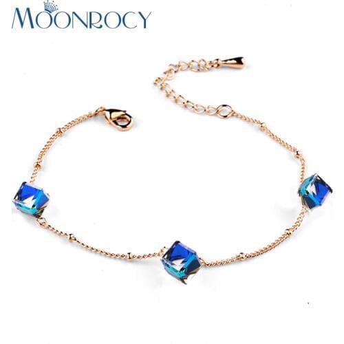 Синие браслеты MOONROCY China At AliExpress