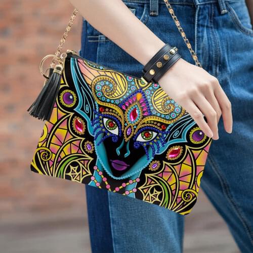 New creative diamond painting wallet ladies coin purse 5D diamond painting shoulder bag girlfriend gift