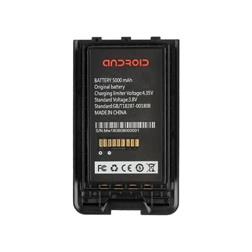 ANYSECU Original 3.8V 5000mAh Battery for W5 3G Network 1P67 Walkie Talkie Phone UHF 400-470MHZ Walkie Talkie