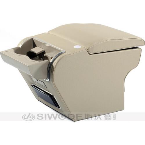 Free Punch Special Armrest for Old A3 Auto Accessories 9 Function with USB Hidden Cup Seat No Drilling Car Central Box