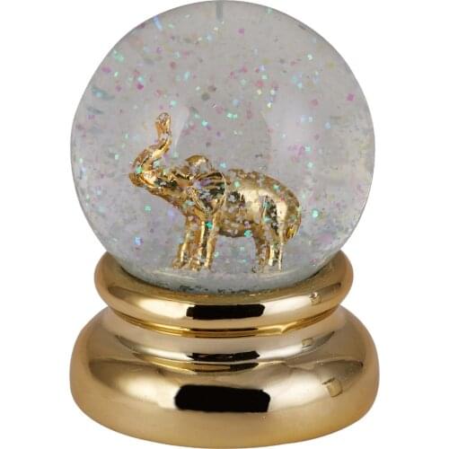 Snow Globe Elephant 8x8x11 cm elephant trinket ladybird bringing christmas gift hallowen gift
