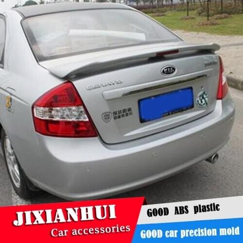 For Cerato Spoiler 2006-2015 Kia Cerato Spoiler JSDL ABS plastic Material Car Rear Wing Color Rear Spoiler