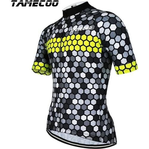 Tamecoo Pro Cycling Jersey Breathable Mountain Bicycle Clothing Maillot Ropa Ciclismo Short Sleeve Racing Bike Clothes Jerseys
