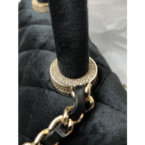 2020 autumn and winter new velvet mini size super flash high quality ladies hand diagonal bag