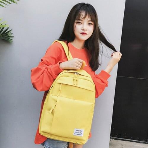 2020 New Women Nylon Waterproof Backpack For Women School Bags For Teenage Girs Female Travel Backpack Multi Pocket