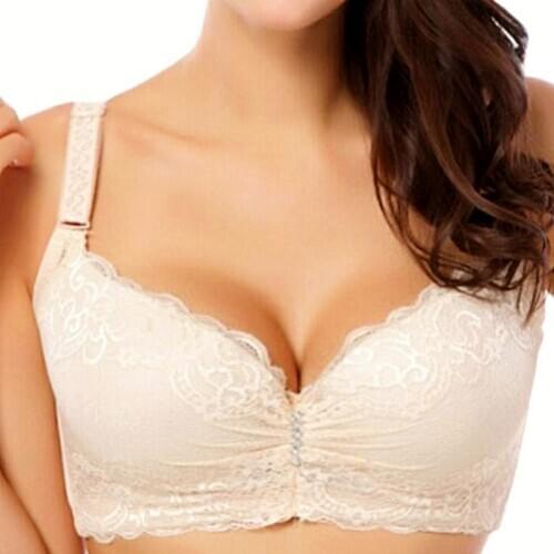Women Adjustable Lace BH Push Up Bra Lingerie Sheer Lace Bralette Bra Plus Size Bras For Women Underwear Gorge Soutien