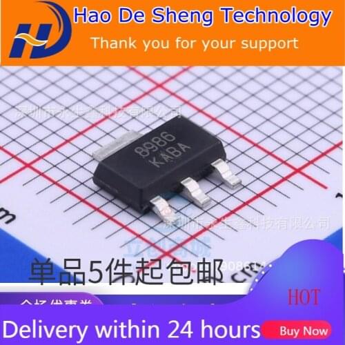 10PCS/LOT LM2936MP-3.3 LM2936MPX-3.3 Logo KABA NS/TI SOT89 New Original In Stock