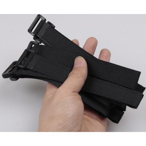 10 Pcs/lot Fishing Rod Strap Ties Stretchy Fixing Belt Magic Sticker Elastic Universal Pole Portable Outdoor Tackle Accessories