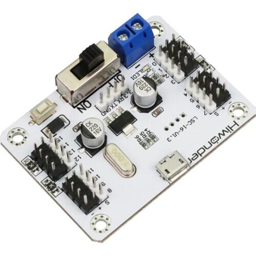 16CH 16 Channel Servo Controller with Over-Current Protection for RC Robotic Manipulator Mechanical Arm