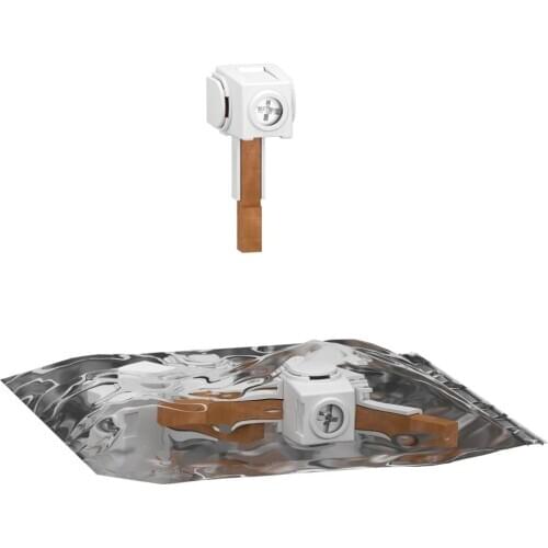 4PCS 3P+N 100A Hub Single Connection Insulated Connection Terminal, Suitable for 1/2/3 / 4P MCB Comb A9XPCM04