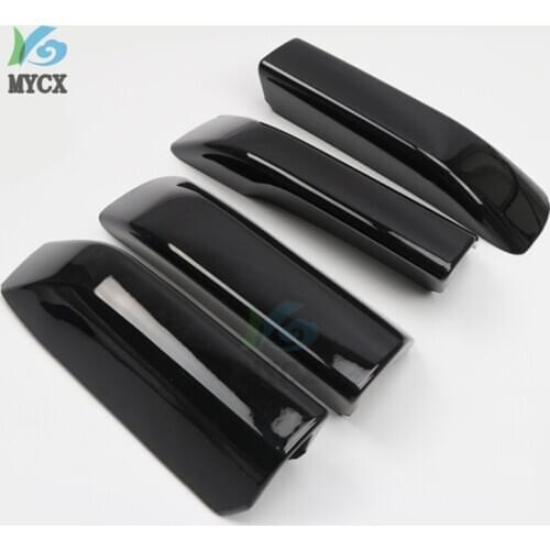 4PCS Car Roof Luggage Rack Rail End Shell Cover fit for Toyota 4Runner N280 2010-2011 2012 2013 2014 2015 2016 2017 2018