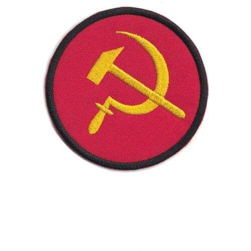 10 PCS Soviet embroidery Patch for Clothes Applique Iron On Patches for Backpack Motorcycle Jacket Badges for Clothing
