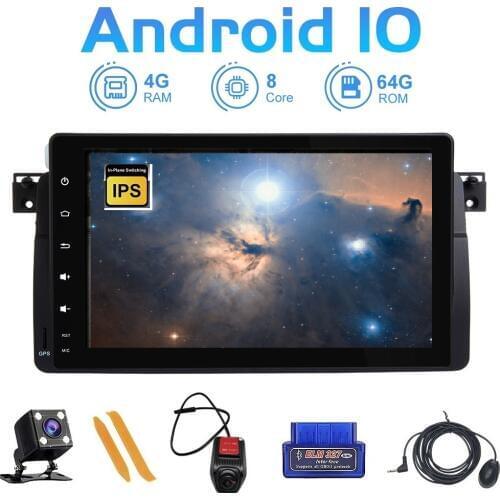 ZLTOOPAI Auto Radio Android 10 For BMW E46 M3 2001-2006 Rover 3 Car Multimedia Player CAN-BUS GPS Navigation FM IPS TV Bluetooth